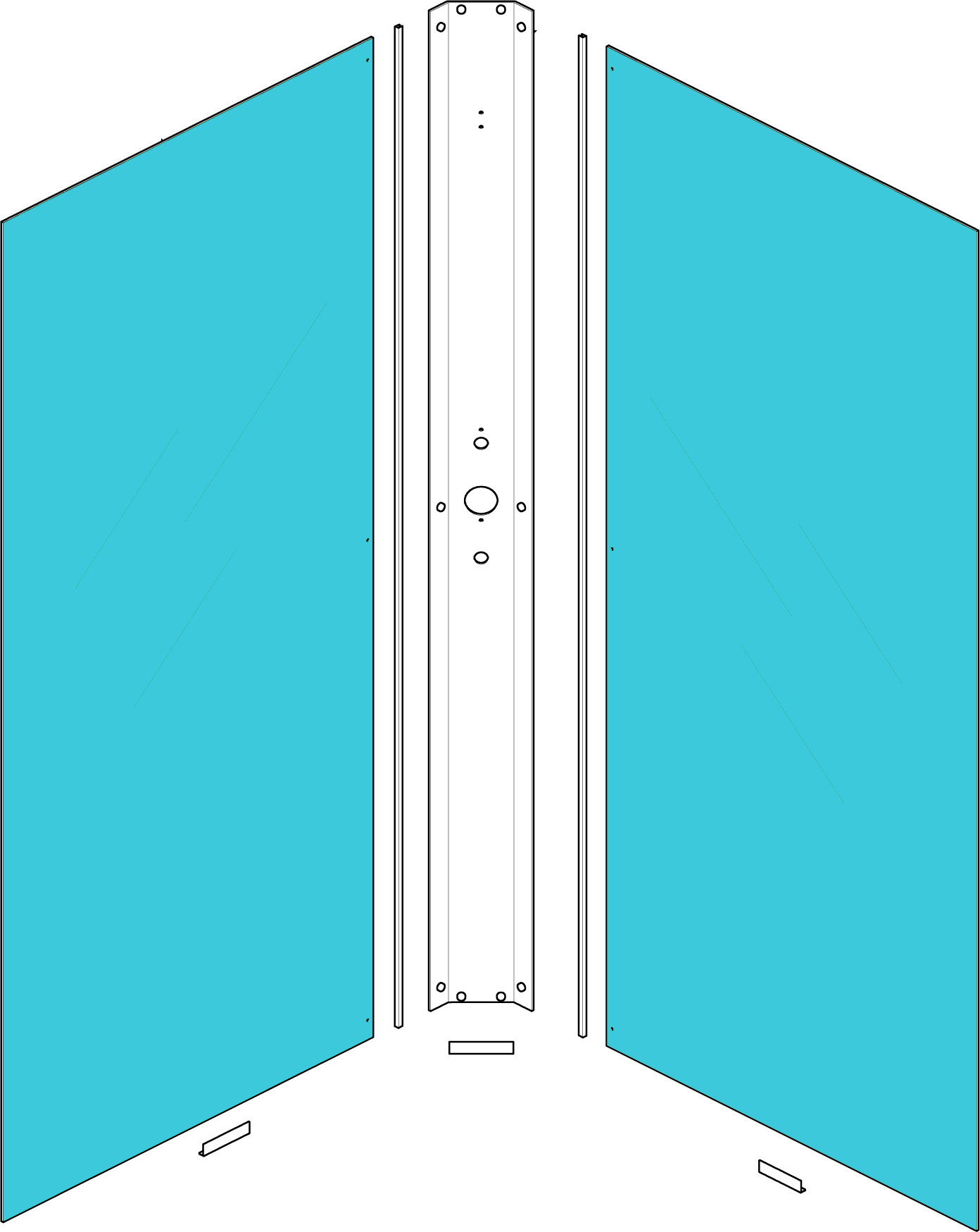 Стекло Заднее Белое ЗС31(1)