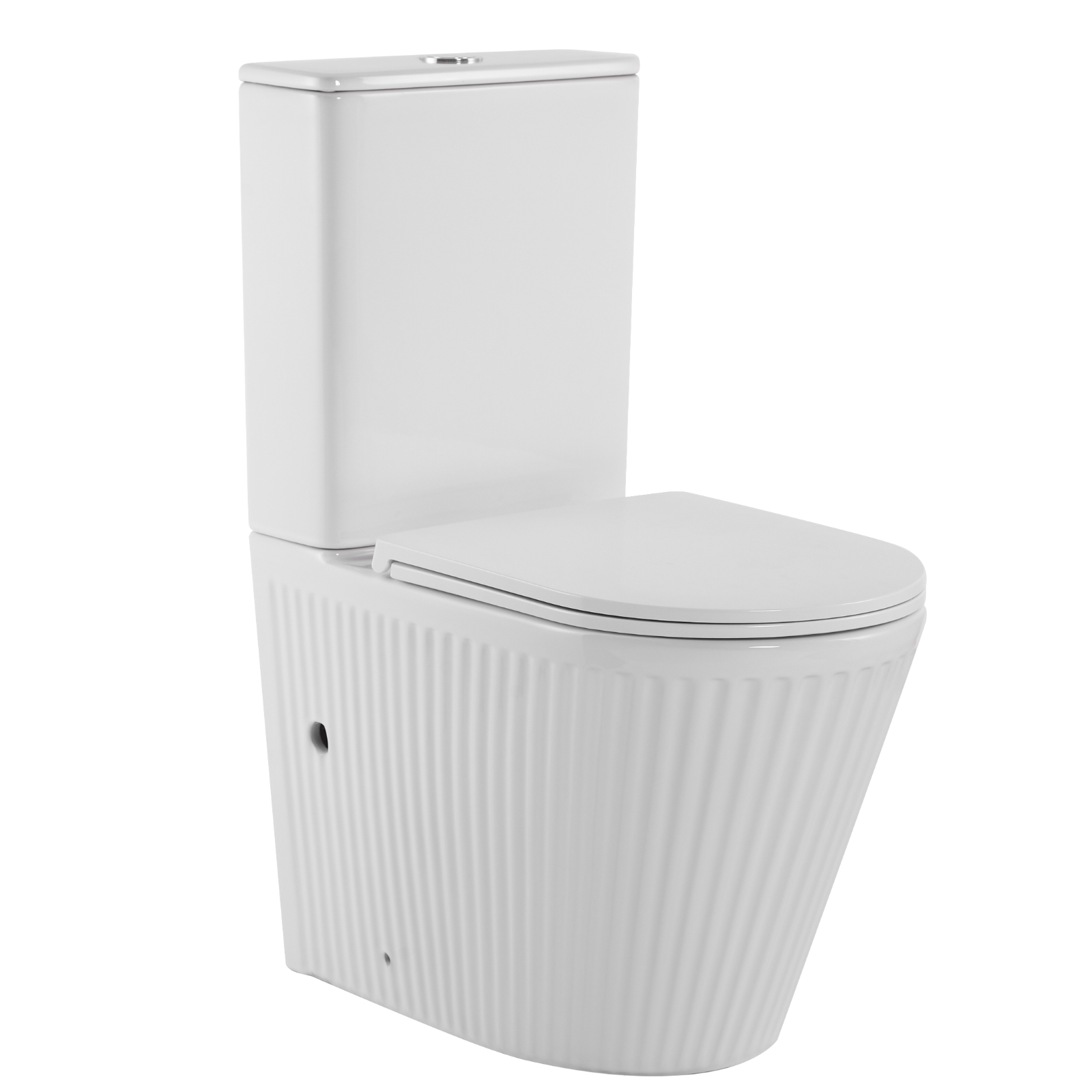 Унитаз напольный Triton-Pro Торнадо Лайн TR-CO-3906, сиденье, фурнитура н/к